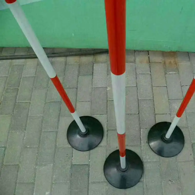 

Basketball Soccer Training Equipment Sign Poles Marker Post Car Reversing Pile Practice Driving Rubber Base Red bai gan