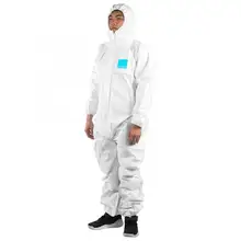 Комбинезон с капюшоном, защитный костюм для защиты от пыли, защитная одежда для спецодежды, защитный костюм