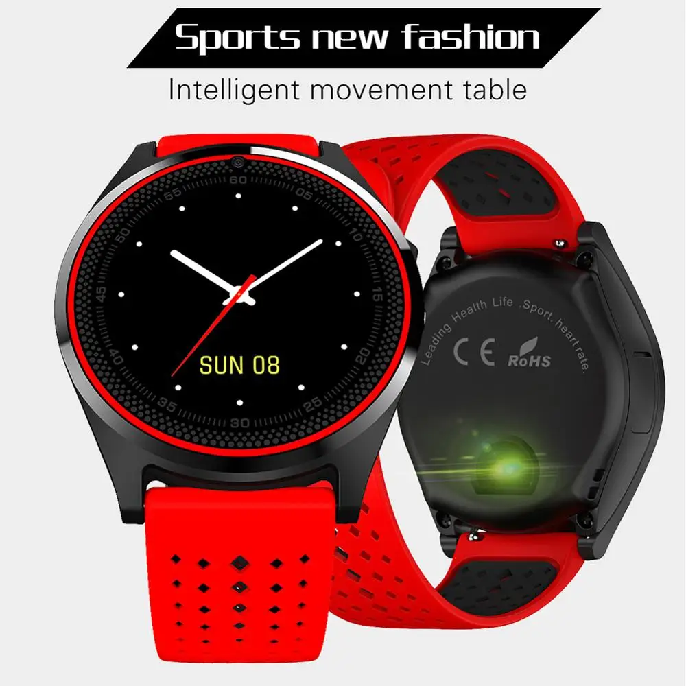 

Smart Watch V9 Support Camera Bluetooth Smartwatch SIM Card Wristwatch for Men Women Children Wearable Devices Sport watch