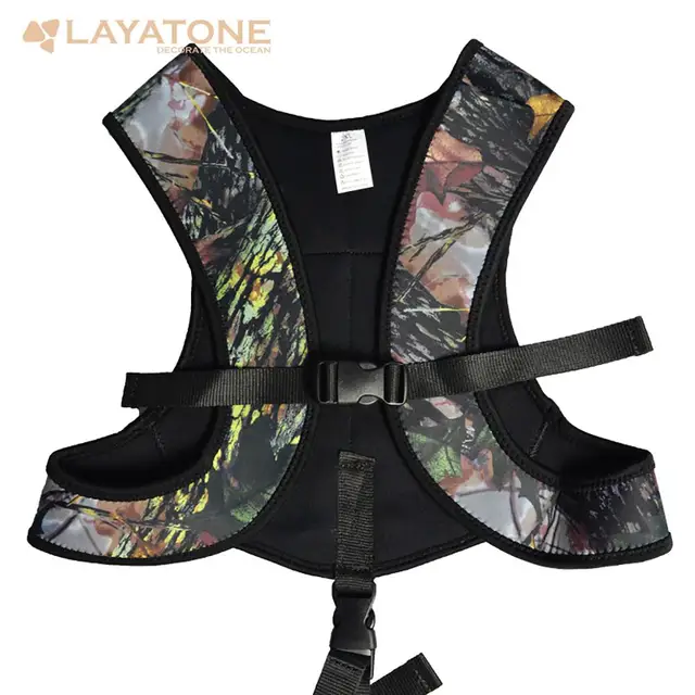 US $21.79 LayaTone Wetsuit Men 2mm Neoprene Spearfishing Vest Underwater Hunting Fishing Weight Vest Surfing 