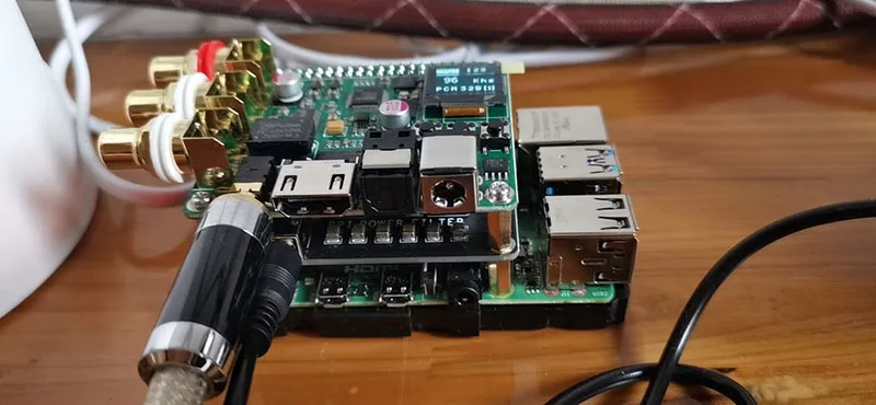 óptica coaxial i2s placa de som digital 384khz 32bit