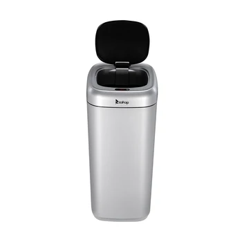 

Zokop 35L Smart Motion Sensor Automatic Trash Can Waste Bin Silver Home intelligent Electric garbage for Kitchen Bathroom