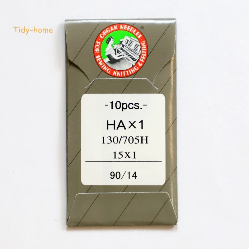 HAX1 серия ORGAN бытовая швейная машина иглы универсальные Швейные иглы для Singer Brother Размер 65/9, 75/11, 90/14, 100/16