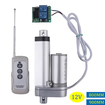 

RF remote control Electric Linear actuator 12V metal gear can stop any time linear motor stroke 800mm 900mm for medical auto car