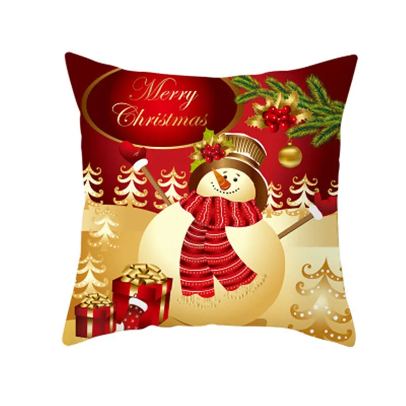 Веселое Рождество Наволочка для подушки наволочка для дома Рождественские украшения подарки Рождественский Декор счастливый год 5z
