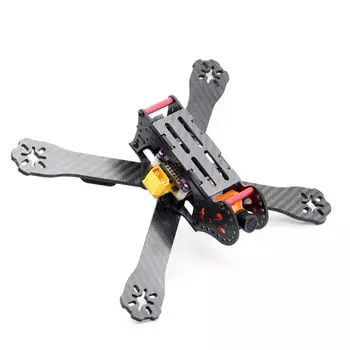 

HobbyLane HSKRC AL220 220mm Wheelbase 4mm Arm 3K Carbon Fiber Racing Frame Kit w/ 5V 12V PDB for RC Drone
