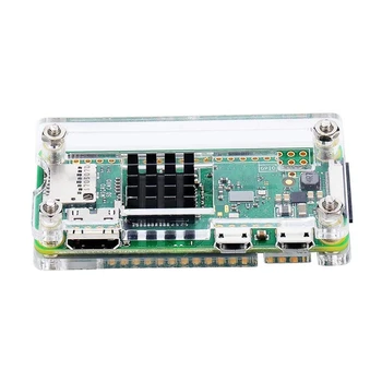 

Acrylic Case 4 in 1 Kit for Raspberry Pi Zero W and Pi Zero with Heat Sink