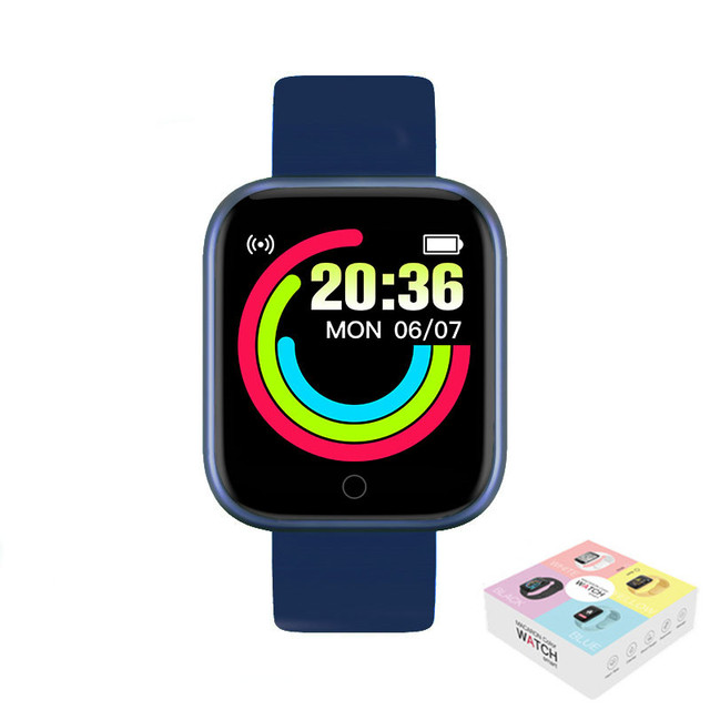 Y68 Smart Watch 8 Color 1.44 inch Screen Men Women Smartwatch Fashion Sports Smart band Fitpro Version Factory Wholesale