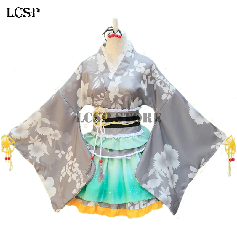 LCSP LoveLive! Эли Айз Элли юката Пробуждение Косплей Костюм японский аниме love live