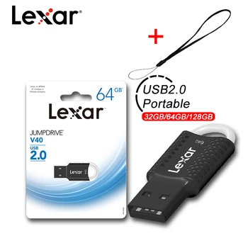 

100% Original Lexar Portable USB Flash Drive 32GB Pen Drive 64GB Pendrive 16GB USB 2.0 Memory stick Suitable for office computer