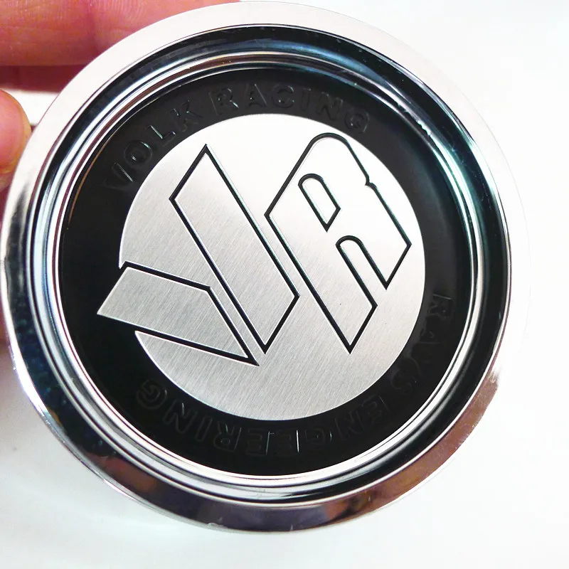 4 Stuks 66Mm Voor Vr Volk Racing Auto Wiel Center Hub Cap Cover 50Mm Embleem Badge Sticker Auto styling