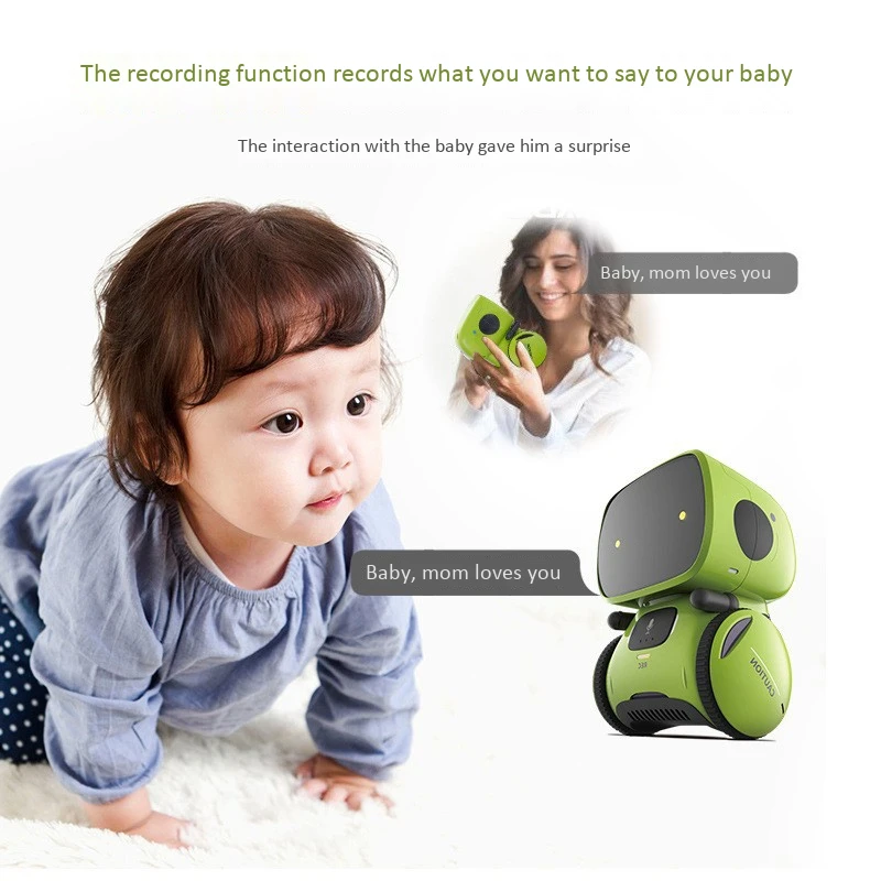 Newest Type Smart Robots Dance Voice Command English Versions Touch Control Toys Interactive Robot Cute Toy Baby Gifts For Kids