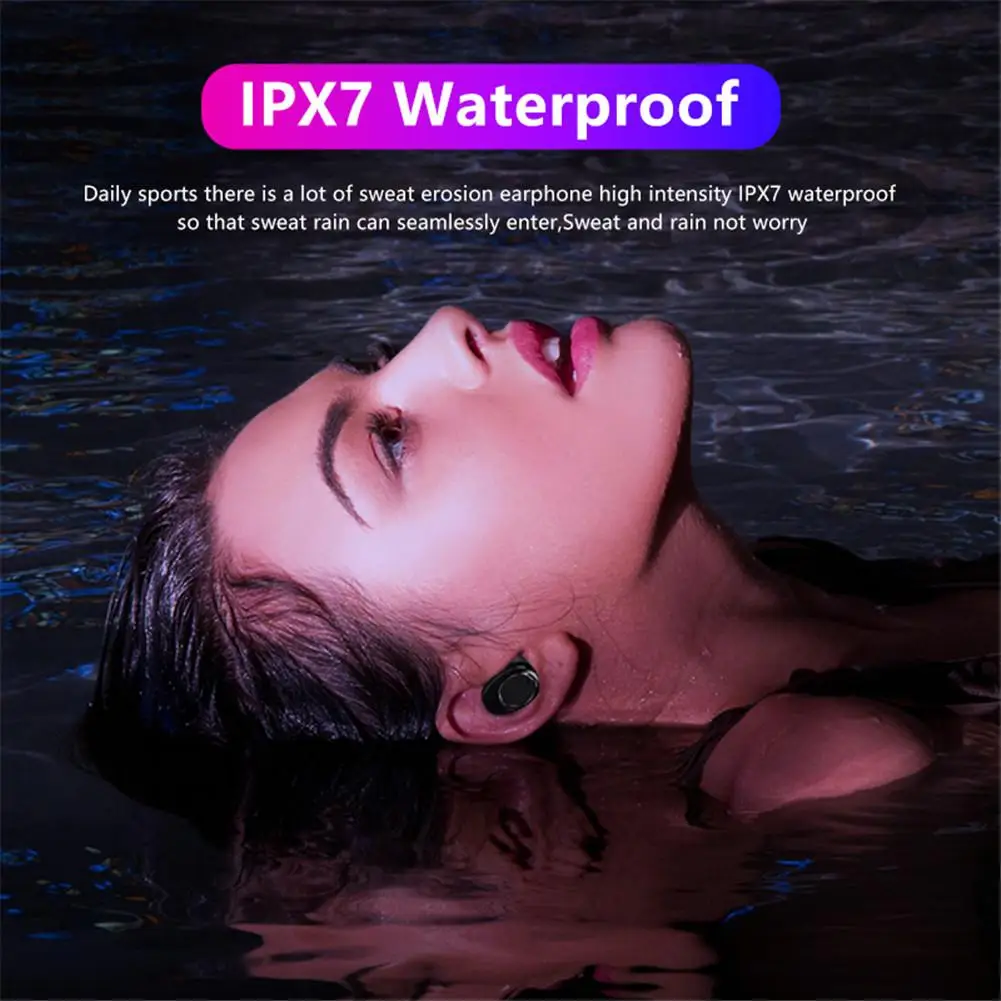 TWS Bluetooth 5.0 Earphone Binaural Wireless Earbuds Noise Cancelling for iPhone 11Pro Max XS MAX XS XR X Android Phones