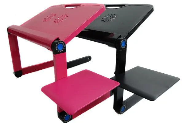 

Easy to Force Plastic Laptop Bed Computer Desk Multi-functional Lazy Books Folding Table Gift Table Wholesale