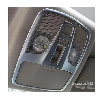 

For Suzuki S-Cross SX4 2017 2018 2019 2020 Car Cover Stick ABS Matte Front Head Read Reading Switch Light Lamp Frame Trim 1pcs