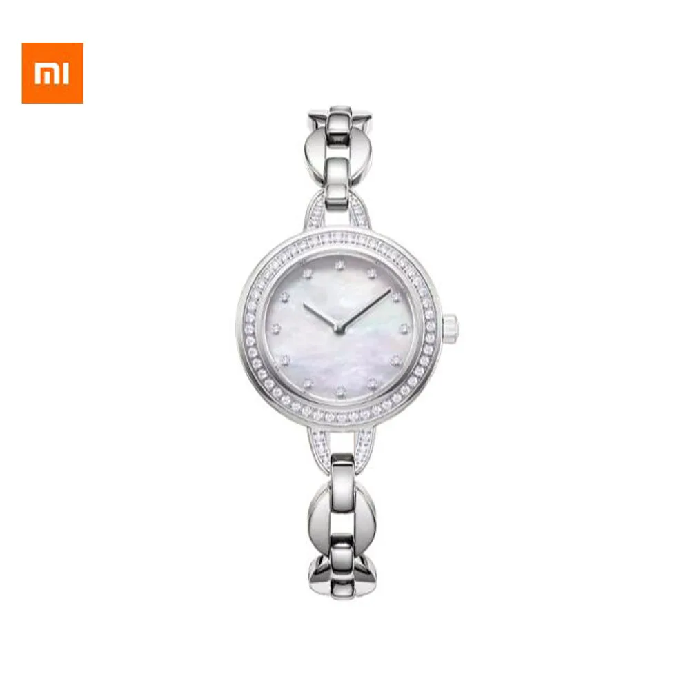 

Xiaomi Youpin TwentySeventeen Crystal Quartz Wrist Watch for Women 64 Artificial Gem Wristwatch Ladies Fashion Valentine's Gift