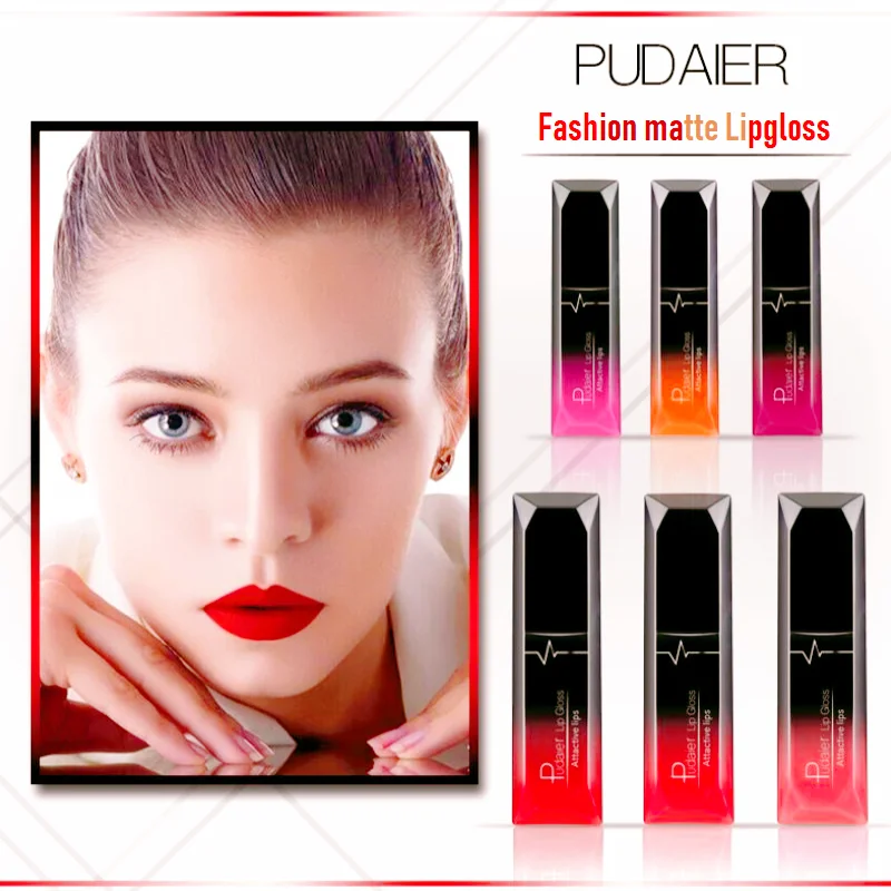 New Hot Sale Fashion Cosmetics Waterproof Liquid Lip Gloss Matte Sexy Lipstick Long Lasting Not Fade Beauty Makeup