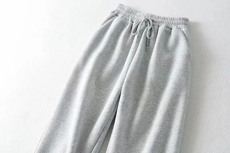 black capri pants Sweatpants for Women 2021 Autumn New Baggy Fashion Oversize Sports Pants Balck Trousers Female Joggers Streetwear Woman Pants slacks