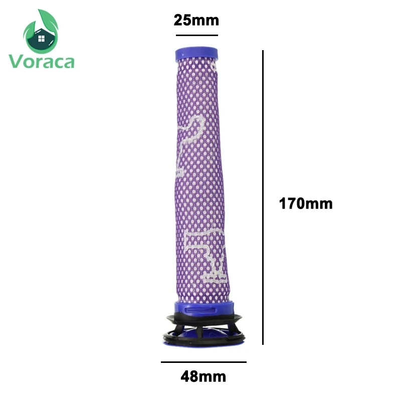 Задний фильтр передний предварительный фильтр для Dyson V6 V7 V8 DC59 животных HEPA двигатель замена фильтра ручной пылесос аксессуары