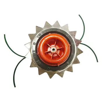 

AUGKUN Trimmer Head Lawn Mower Grass Trimmer Double Head Grass Mower Accessories High Hardness Sharper Trim Your Garden In Stock