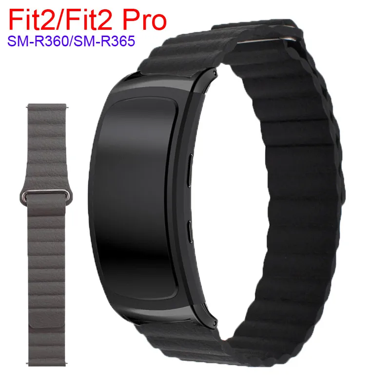 

Magnetic Leather loop Watch Bands Bracelet Strap For Samsung Gear Fit 2 Fit2 PRO SM-R360 SM-R365 straps replacement sports bands