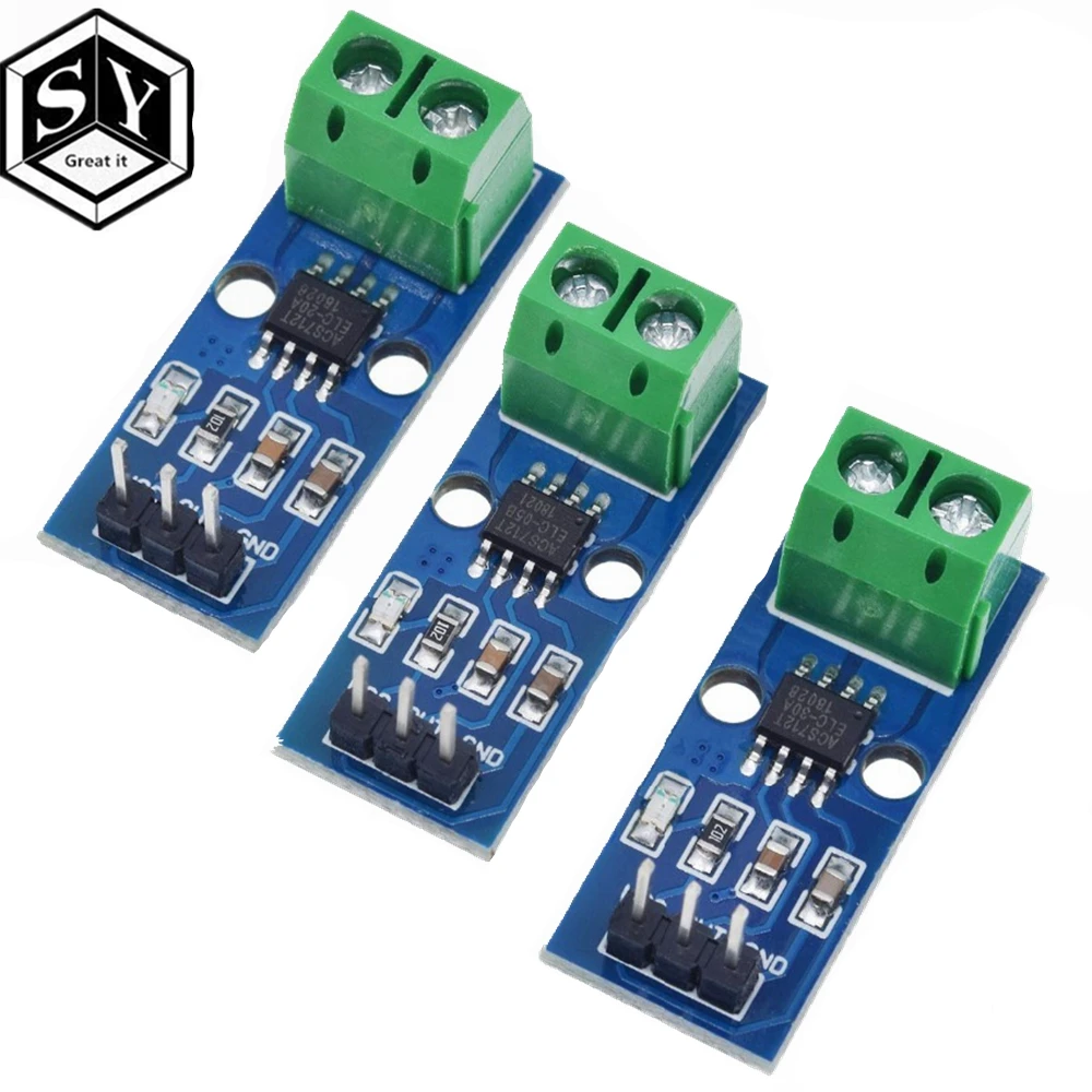 Модуль датчика тока GREAT IT ACS712 5A 20A 30A 1 шт. для Arduino 30A|sensor digital|sensor capacitivesensor switch touch |