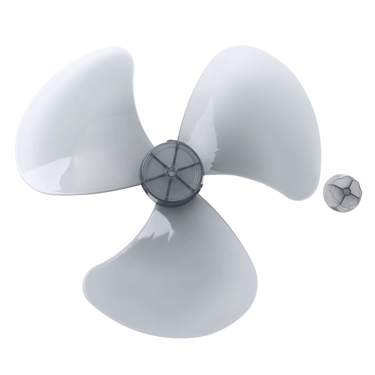 iiniim Household Plastic Fan Blades Replacement 16 inch with Fan Nut One Size 