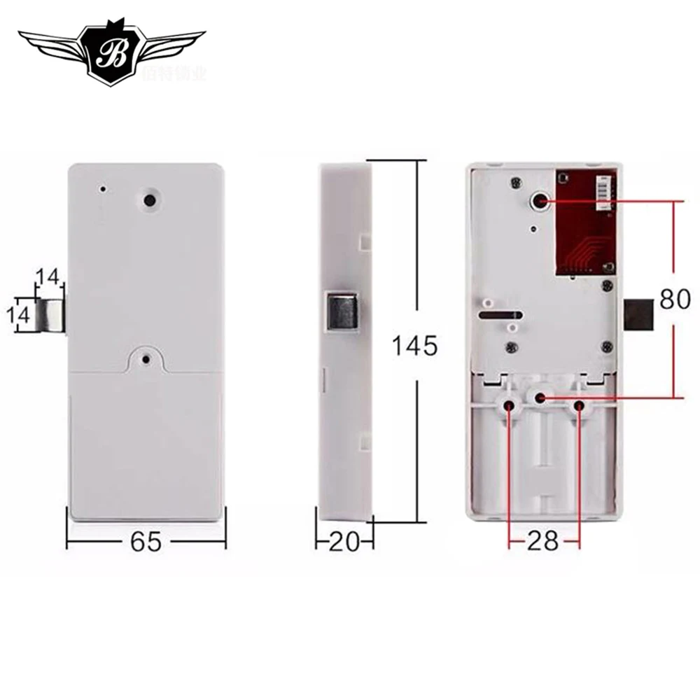 Умный электрический замок для шкафа Невидимый ящика с 13 56 МГц IC карты или 125 кГц RFID