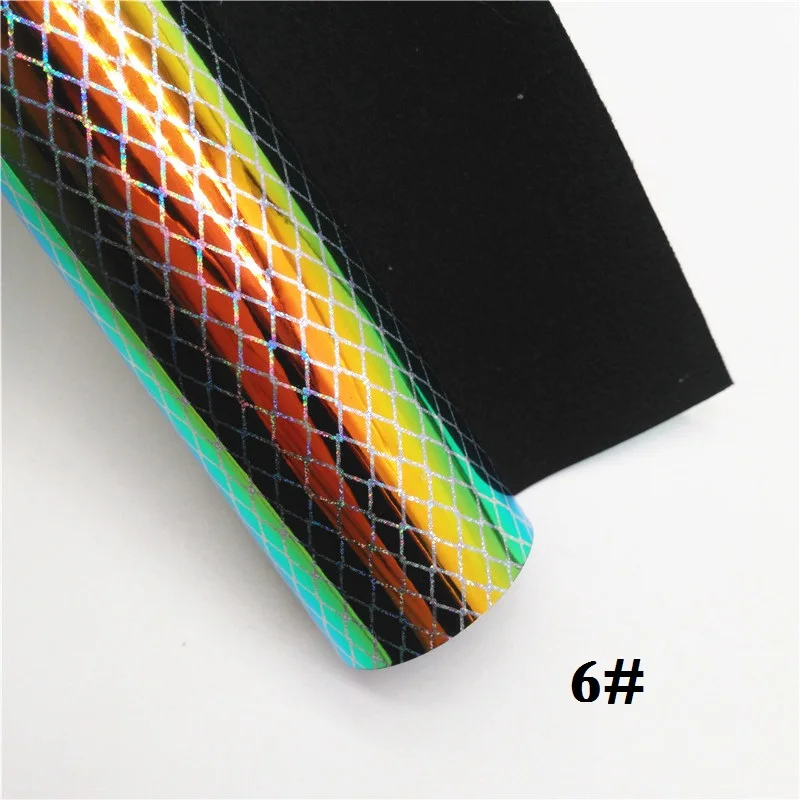 6 Glitterwishcome 21X29 см A4 размер винил для бантов переливающийся бриллиант кожа ткань искусственная кожа листы для бантов, GM640A - Цвет: 6