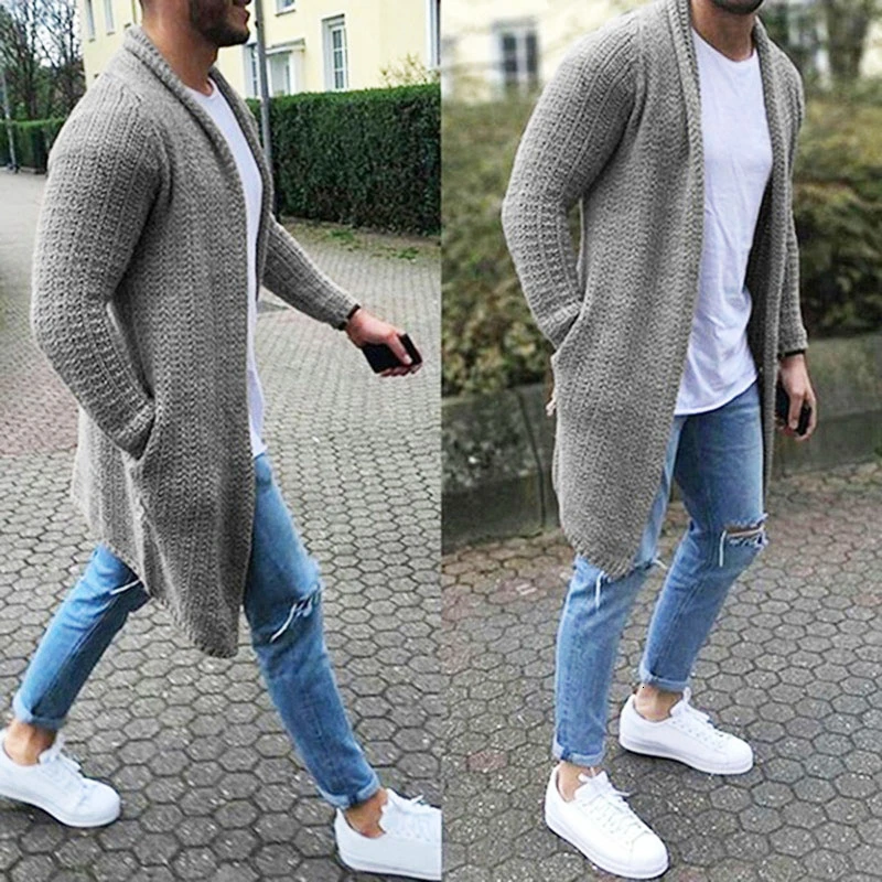 Moomphya Knitted Cardigan Long Sleeve Men Sweater Coat 2019 Streetwear Windbreaker Coat Men Hip Hop Male Elastic Sweater Men Moomphya Knitted Cardigan Long Sleeve Men Sweater Coat 2019 Streetwear Windbreaker Coat Men Hip Hop Male Elastic Sweater Men