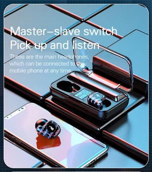 

New M20 Wireless Headphones Bluetooth 5.0 Earphone TWS HIFI Mini In-ear Sports Running Headset CVC8.0 Noise Reduction