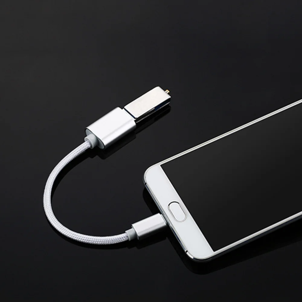 

OTG Cable Type-C To USB 2.0 Connect Cable Adapter(Silver)