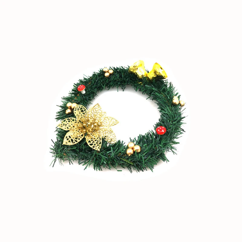 Рождественский подарок-украшение, венок, ручная работа, гирлянда Decoracion Navidad Hogar Merry Christmas Happy new year Ornament