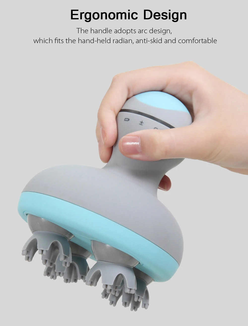 Original Xiaomi Mijia MiniI Head Massager Waterproof 3D Stereo Massage Wet Dry 6 Kinds Massage Manual Instrument Smart Home