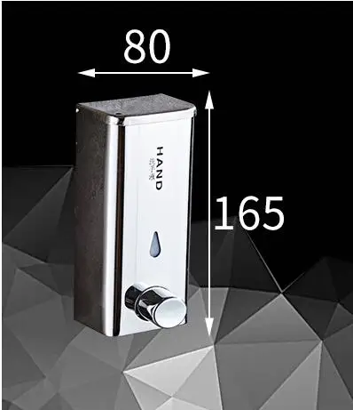 Ванная комната SS MaterialSoap диспенсер для душа жидкий шампунь одиночный 400 мл Настенный Ванная комната душ мыло диспенсер Отель продукты
