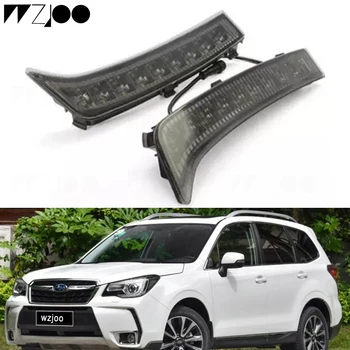 

Front Bumper Driving white yellow light turn to daytime running lights front fog lightspcs For Subaru Forester-Guide Light 13-15