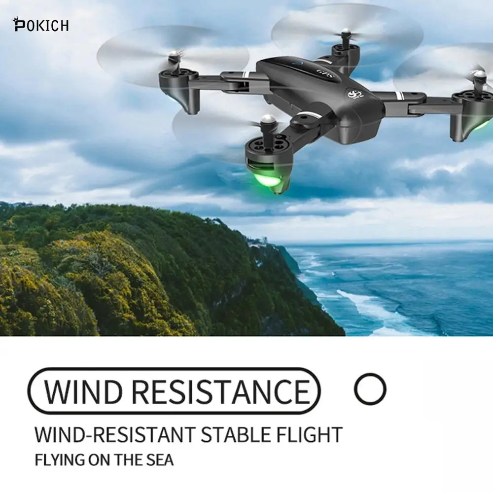 

Pokich Drone Toys Remote Control Mini Drone Model 1080P/4K Aerial Photography Remote Control Foldable Drone Hight Quaility Gifts