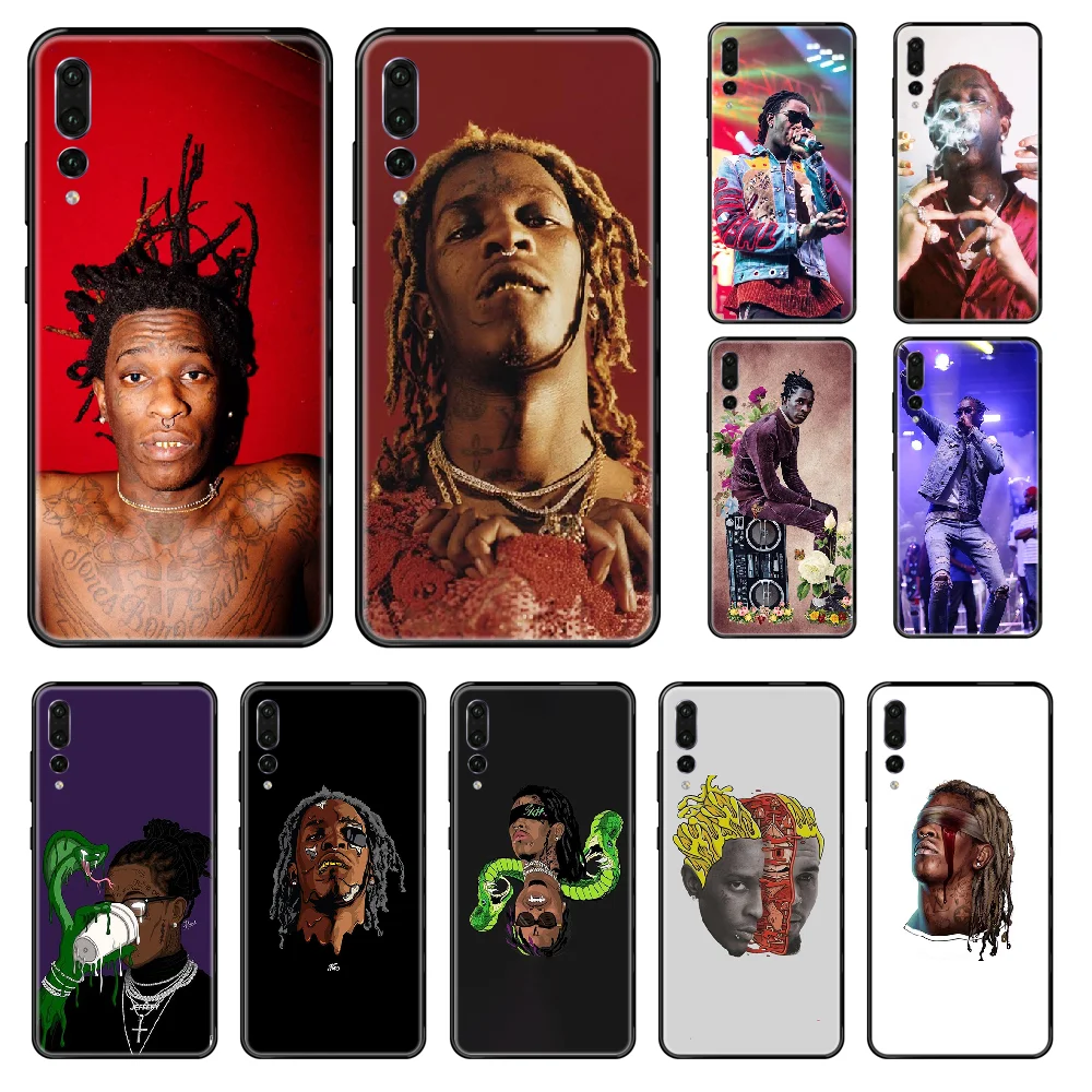Чехол для телефона Young Thug Huawei P 8 10 20 30 Smart Plus 2019 Z Lite Pro 2017 черный роскошный чехол art