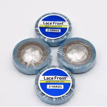 1 рулон 0,8 см* 3 ярдов супер волосы синяя лента Двухсторонняя клейкая лента для наращивания волос/парик шнурка/парик