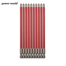 

10pcs/set 70mm /150mm Non-slip Magnetic Drill Screwdriver Set Bits S2 Steel Cross Head Group Screwdriver Bit Hand Tools