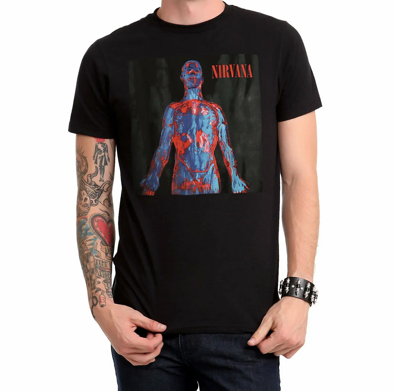

Nirvana Kurt Cobain SLIVER T-Shirt NWT Authentic & Licensed