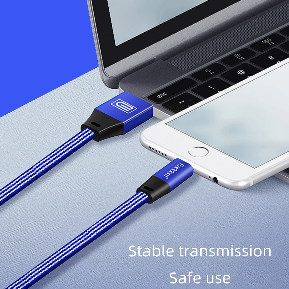 FDBRO кабель Usb C для передачи данных для Iphone 8 6 xs max Micro USB кабель для huawei двусторонний кабель type C для samsung для Xiaomi