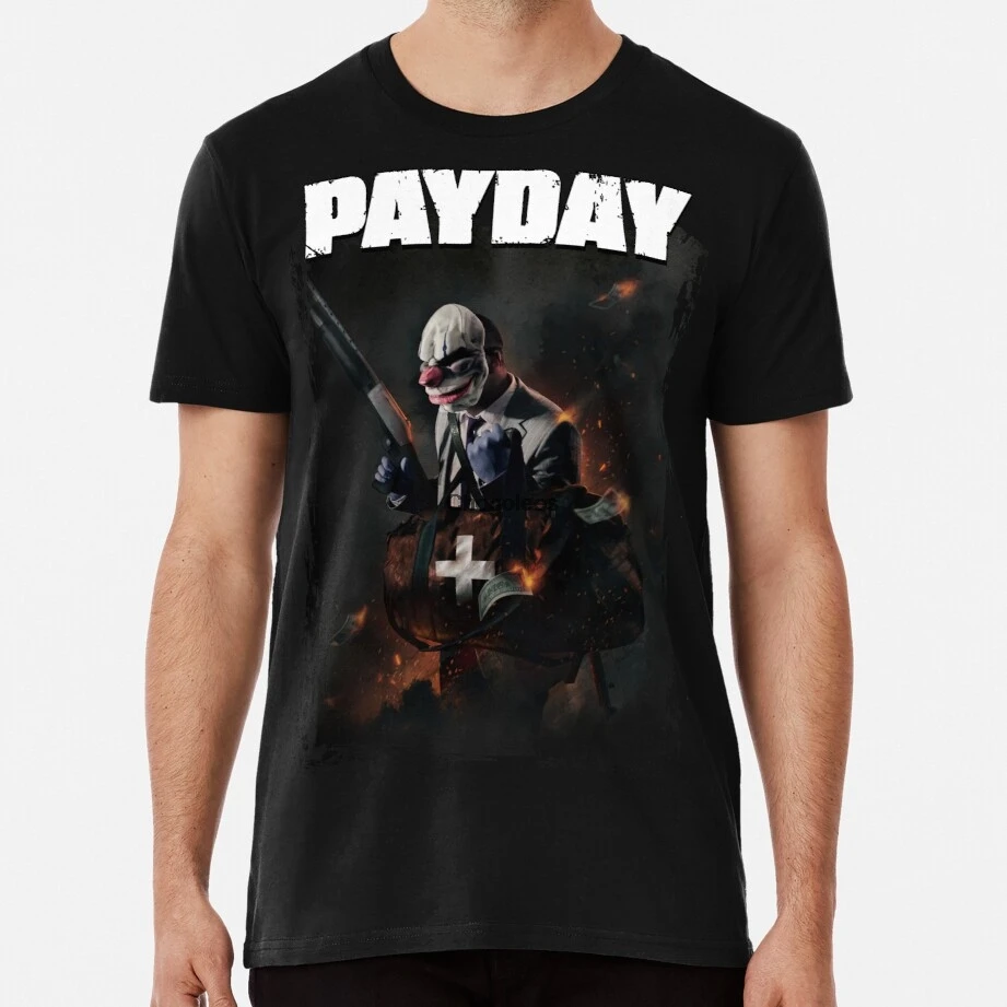 Мужская рубашка видеоигра Payday (3) Женская футболка | одежда