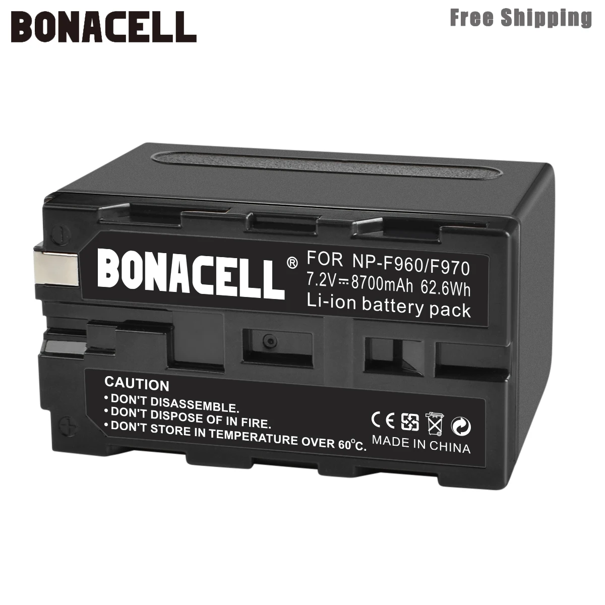 Bonacell 7,2 V 8700mAh батареи+ Зарядное устройство для sony NP-F975 NP-F970 NP-F960 NP-F950 NP-F770 NEX-FS100U NEX-FS700U DCR-SC100 L50