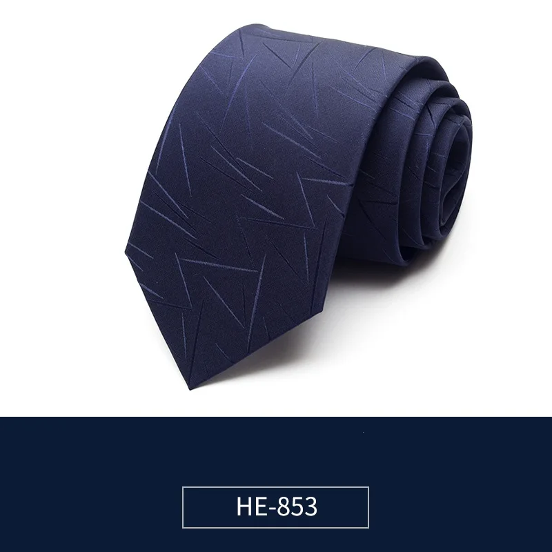 High Quality New Fashion Ties Men Business 8cm striped Silk Tie Wedding Formal Ties for men Designers Brand with Gift Box