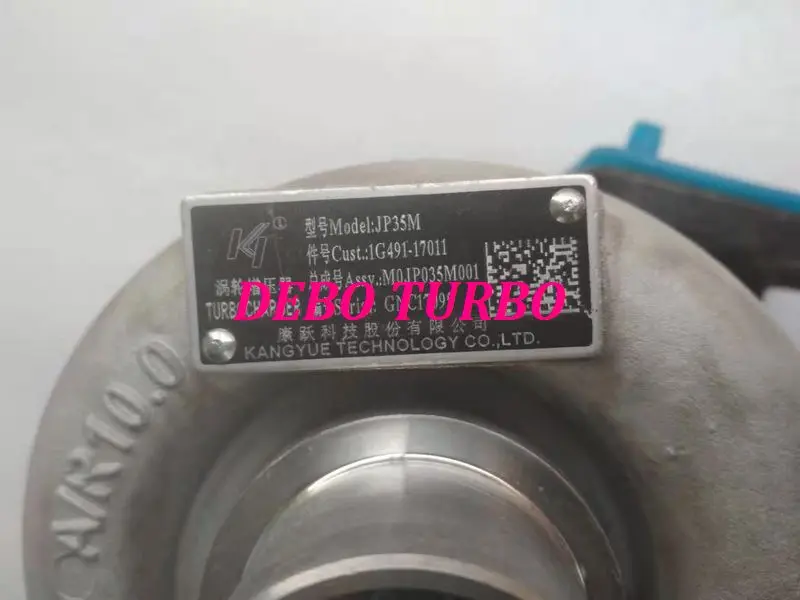 Турбокомпрессор KANGYUE RHF3 1G491-17010 CK40 VA410164 для экскаватора KOMATSU Kubota PC56-7 Bobcat 4D87, V2403