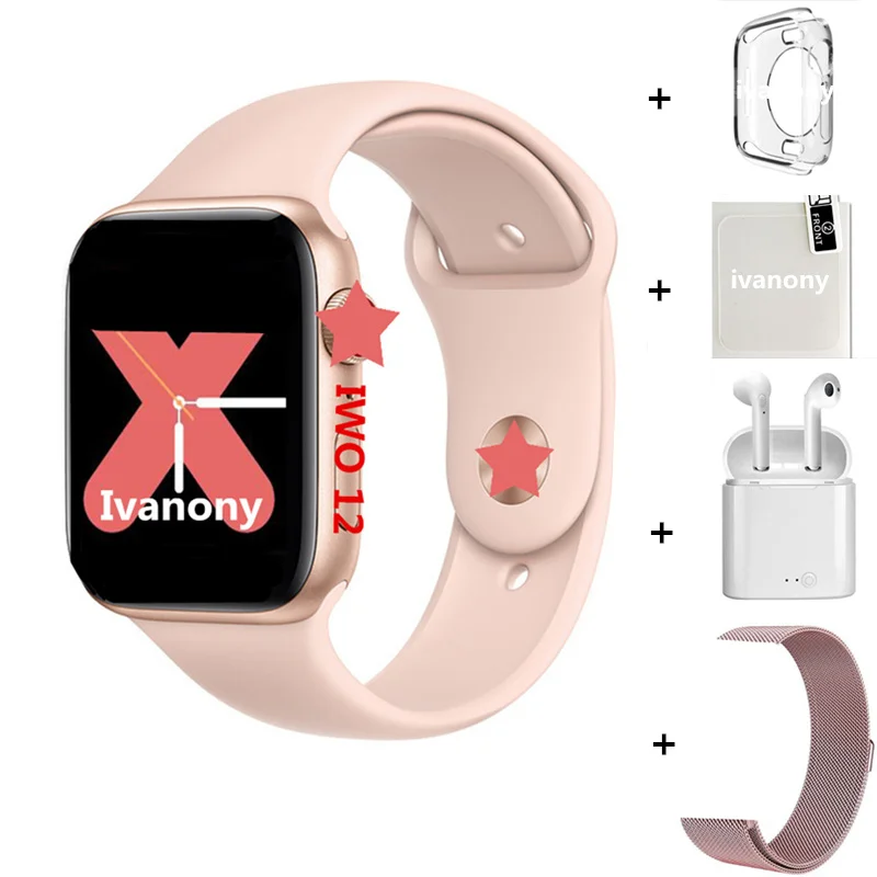 

Smartwatch IP68 Waterproof Smart Watch women Men 1:1 Series 5 Bluetooth Call Clock for Apple iPhone IOS Android VS IWO 11 IWO 10