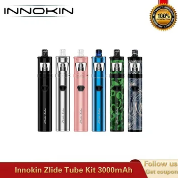 

Original Innokin Zlide Tube Kit 3000mAh Battery with 4ml Zlide Tank 0.8ohm Z-coil E-cig Vape Pen Vaporizer Vs Wand Q16 Pro Kit