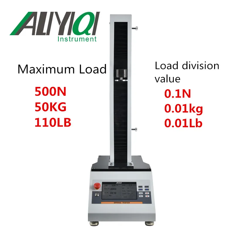 

500N Mask Test Tensile Compression Motorized Motorized Test Stand Electric (Manual) Test Machine + Digital Display Test