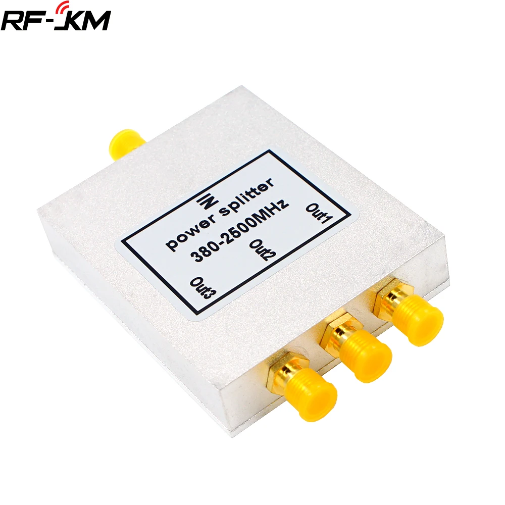 Sma Power Splitter para Wi-fi Gps Booster Sma Conector Fêmea Power Divisor Way Splitter 380mhz a 2500mhz
